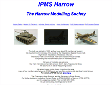 Tablet Screenshot of harrowmodellingsociety.co.uk